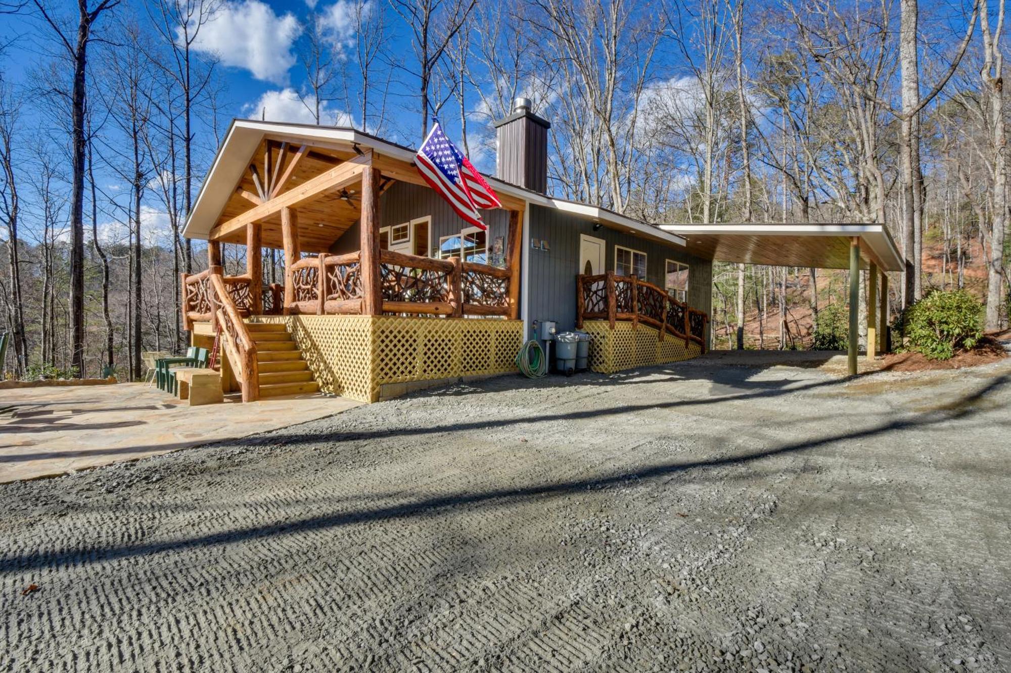 Mountain-View Cabin About 2 Mi To Downtown Clayton! Villa Esterno foto